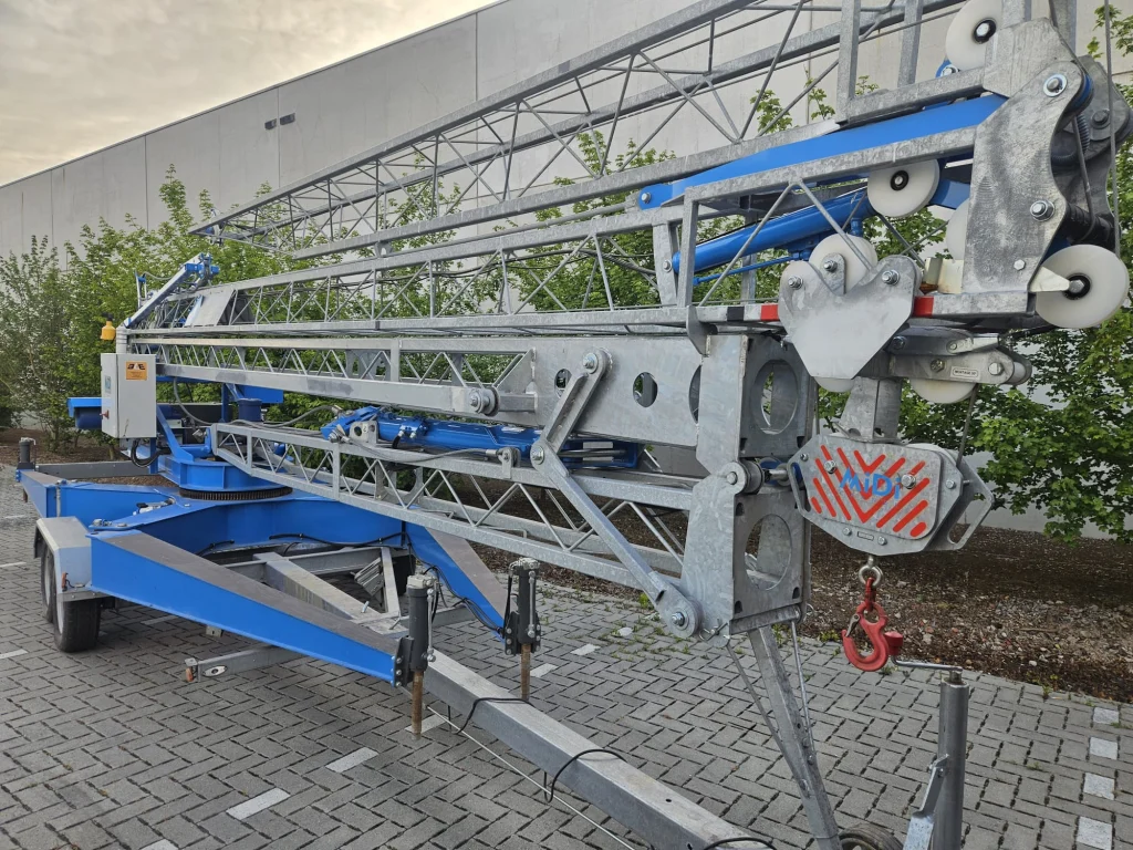 Aanhanger kraan – 14m vlucht